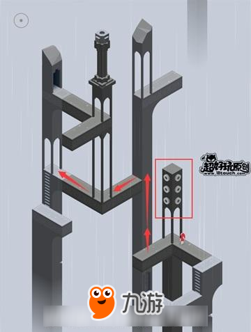 紀(jì)念碑谷2第十一章圖文攻略 第11關(guān)講堂通關(guān)攻略