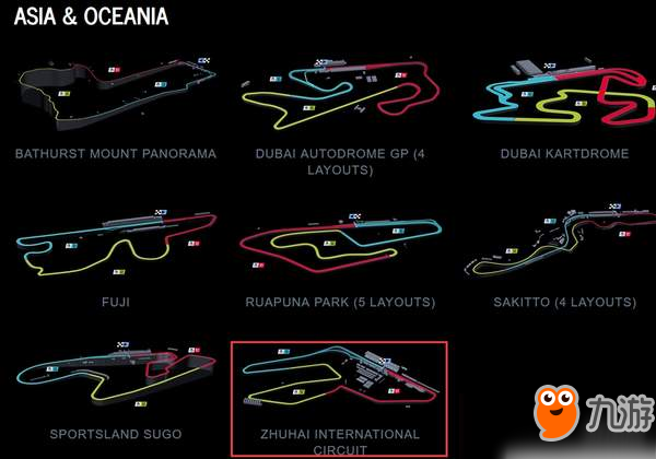 《賽車計(jì)劃2》全賽道曝光 共60條，含珠海國際賽車場