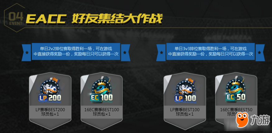 《FIFAOL3》助威EACC 豪禮海量派送