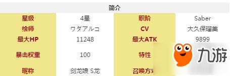 命運(yùn)冠位指定fgo伊麗莎白勇者圖鑒 技能寶具介紹