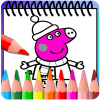 How to color Peppa Pig ( coloring pages)