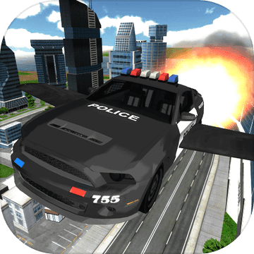 Flying Police Car Chase