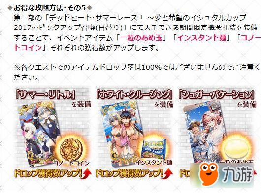 FGO8月16日-30日2017夏日泳裝二期活動 R凜正式加入