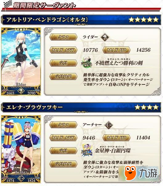 FGO8月16日-30日2017夏日泳裝二期活動(dòng) R凜正式加入