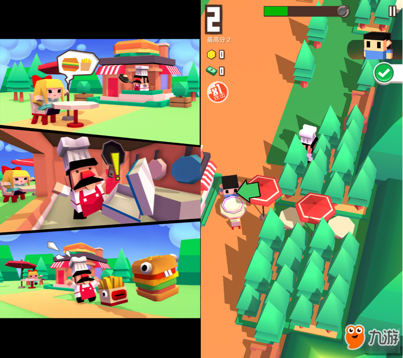 原来美食也会自己逃跑：美食康加