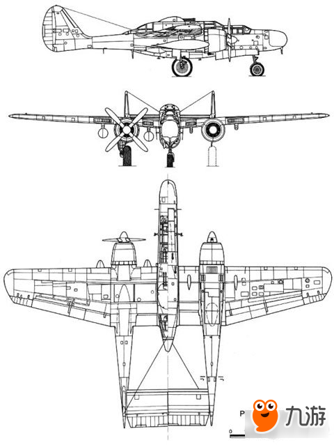 战争雷霆P-61夜间战斗机玩法介绍 空中黑寡妇