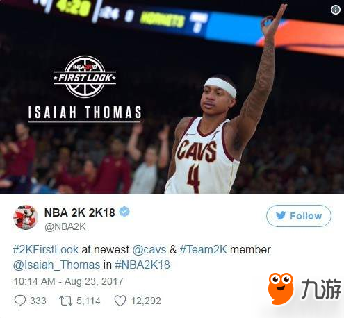 《NBA 2K18》遇封面球星轉(zhuǎn)會尷尬 2K：將換新歐文封面