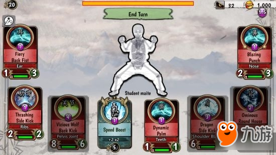 大部分时间在玩卡牌的格斗游戏:武术暴行