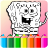 How to color Spongbob (coloring game)
