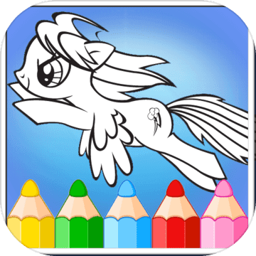 Coloring Book for Little Pony