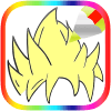 Coloring super saiyan dragon终极版下载