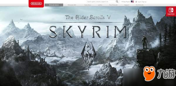 《上古卷軸5》Switch版即將到來？官網(wǎng)專題頁面上線