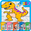 Kids Coloring Book For Dinosaurs