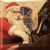 Christmas Piano and Snowflakes