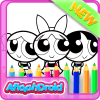 Coloring Powerpuff Kids