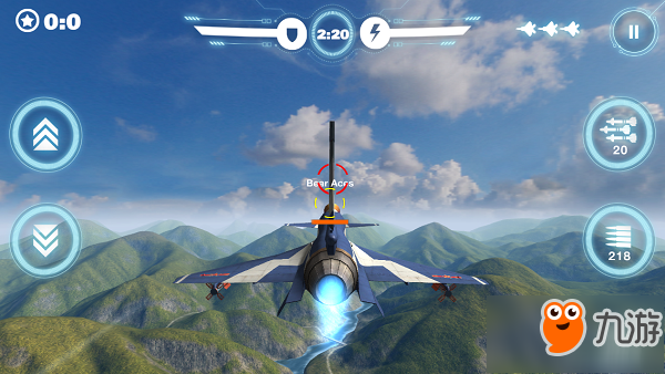《空战争锋》战机评测：歼-10A纪念版 蓝霹雳