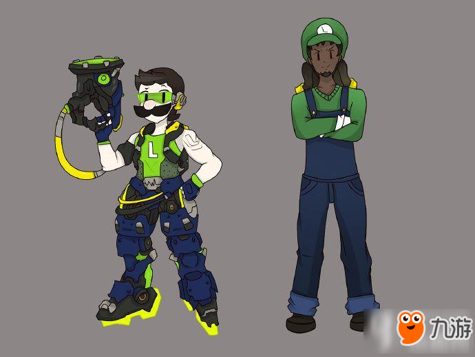 守望先锋当马里奥和守望英雄对换衣服分享