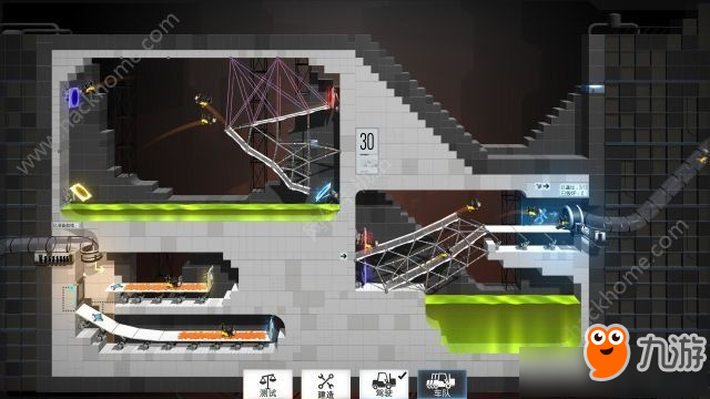《桥梁建筑师传送门》第三十关攻略