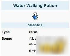 泰拉瑞亞水面行走藥水上漂技巧介紹