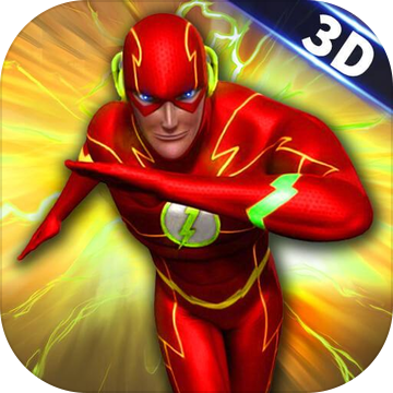 Flash Superhero Games - Super Light Crime City 3D