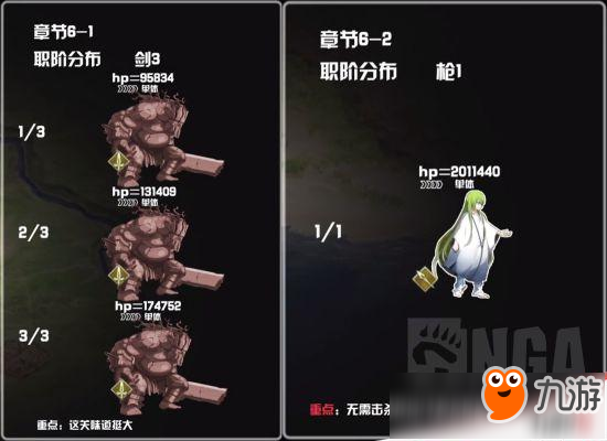 FGO第7章各關卡敵方配置全介紹