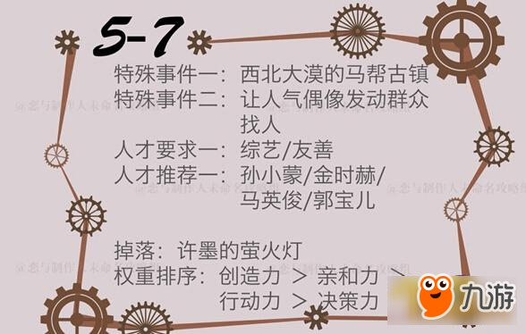 戀與制作人精英5-7怎么過 精英5-7三星通關(guān)攻略