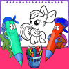 Coloring Unicorn Sandbox Color by Page Book官方版免费下载