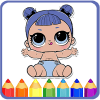 How To Color LOL Surprise Doll -lol ball pop 2