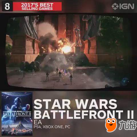 IGN评2017年十大最畅销游戏 《绝地求生》竟无缘榜单