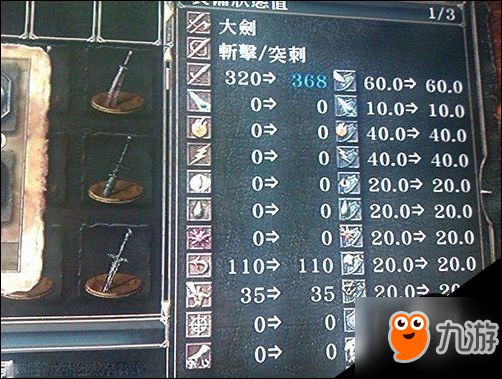 黑暗之魂2各类装备武器详细数据汇总一览