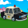 3D Police Car Cargo Plane