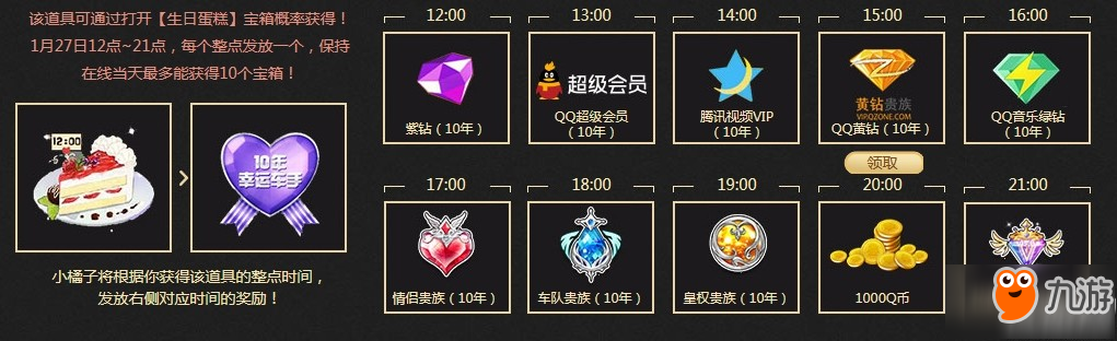 QQ飞车10年狂欢盛典活动详情 1月27日10周年活动汇总