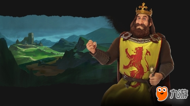 《文明6》苏格兰势力公布 新领袖罗伯特一世登场！