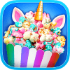 Unicorn Food - Rainbow Popcorn Party
