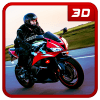 City Highway Motorbike Rider 3D Traffic Racer Game