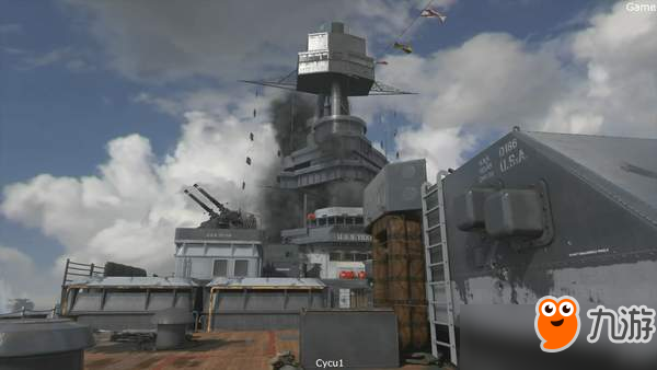 《COD14》神还原“德克萨斯”号战舰 分不清游戏现实