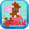 Jigsaw Peepa Puzzle Game For Pig