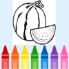 Fruits Coloring Book