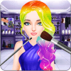 Rainbow Princess Make up Dressup salon: Girls Game