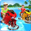 Kids Water Surfing Bike Racing