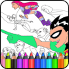 Coloring Titans Go Coloring Pages