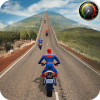 Superhero Bike Racing 2018: Moto Traffic Rider