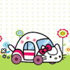 Cute Hello Car Kitty Nice Day