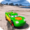 Superhero fabulous cars racing