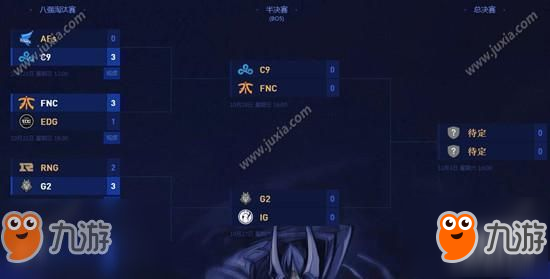 《lol》S8全球總決賽半決賽比賽日程公布