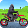 Jungle Animals Motorbike Adventure