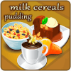 cooking milk cereals and pudding