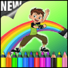 Coloring Ben Nice Game 10 for kids