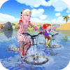 Kids Water Bicycle Surfing