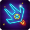 Deep space: galaxy neon arcade shooter